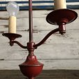 画像9: 40s Vintage Double Arm Bouillotte Student Desk Lamp (J971)