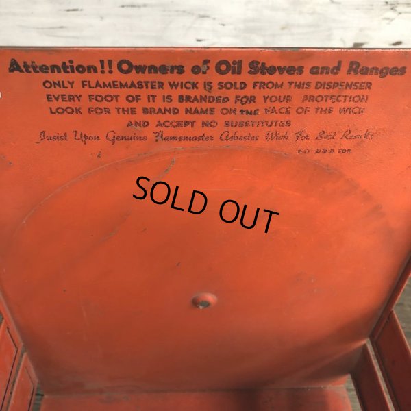 画像9: 40s Vintage Flamemaster Asbestos Wicking Store Display Rack (J973)