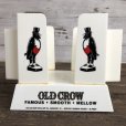 画像2: Vintage Old Crow Bourbon Store Napkin Straw Holder (J975)  (2)