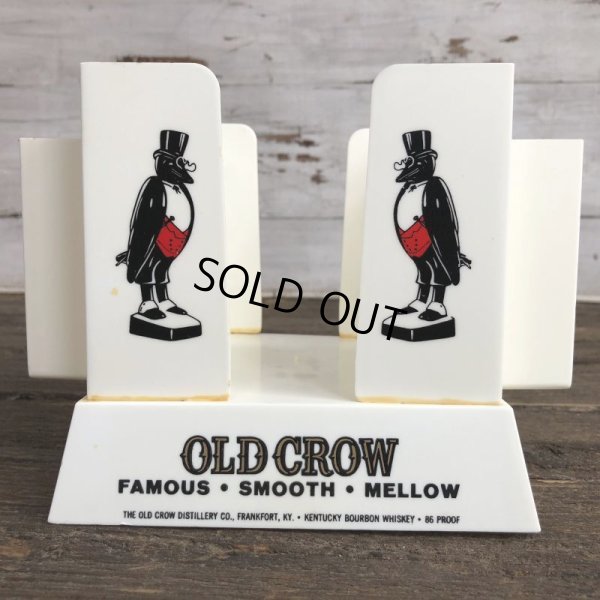 画像2: Vintage Old Crow Bourbon Store Napkin Straw Holder (J975) 