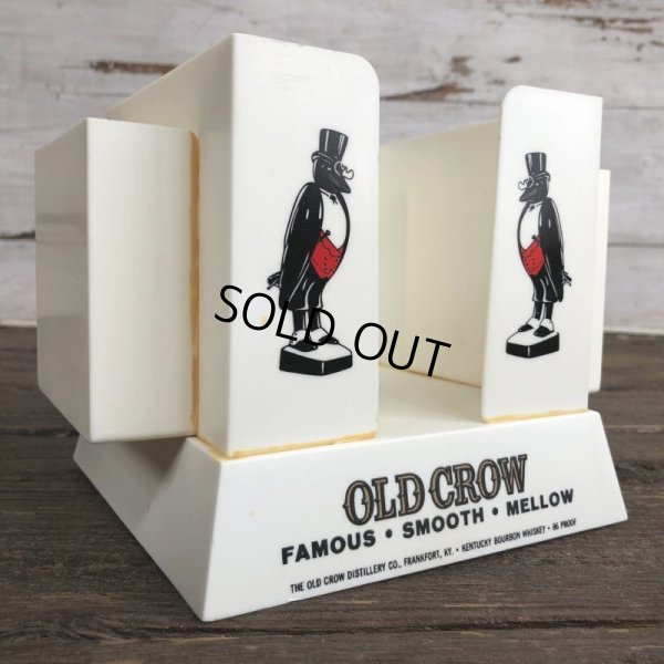 画像10: Vintage Old Crow Bourbon Store Napkin Straw Holder (J975) 