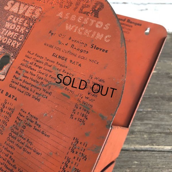 画像7: 40s Vintage Flamemaster Asbestos Wicking Store Display Rack (J973)