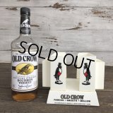 Vintage Old Crow Bourbon Store Napkin Straw Holder (J975) 