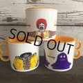 80s Vintage McDonalds Grimace Plastic Mug Cup (J963) 