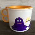 画像5: 80s Vintage McDonalds Grimace Plastic Mug Cup (J963) 