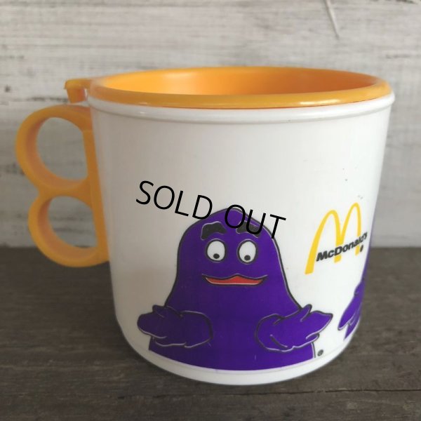画像5: 80s Vintage McDonalds Grimace Plastic Mug Cup (J963)