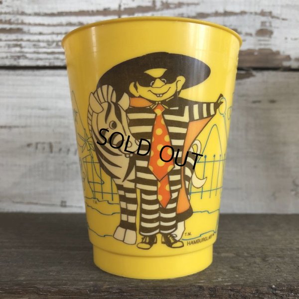 画像2: 70s Vintage McDonalds Hamburglar Plastic Cup (J961) 