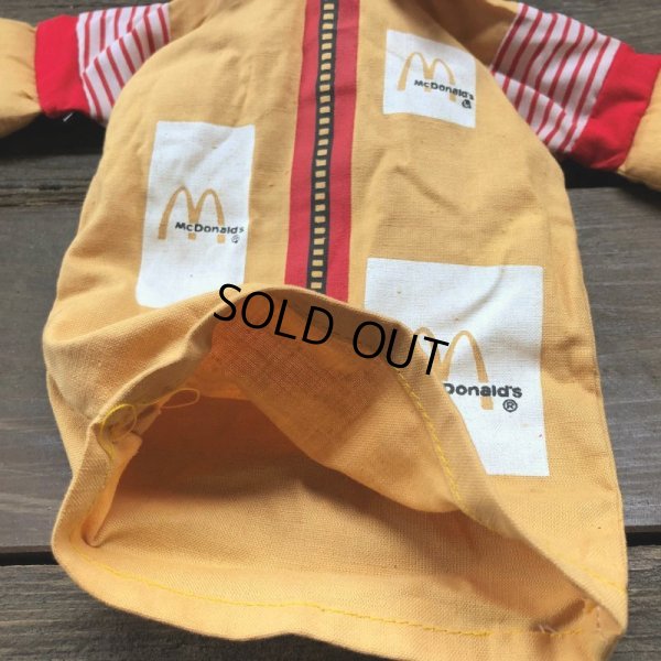 画像6: 90s Vintage McDonalds Ronald McDonald Hand Puppet (J965) 
