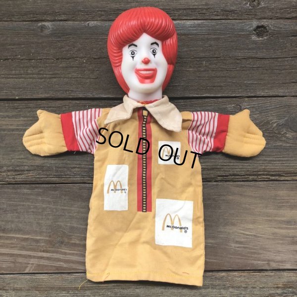 画像5: 90s Vintage McDonalds Ronald McDonald Hand Puppet (J965) 