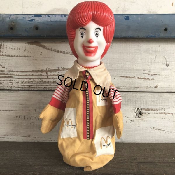 画像1: 90s Vintage McDonalds Ronald McDonald Hand Puppet (J965) 