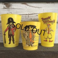 70s Vintage McDonalds Hamburglar Plastic Cup (J961) 