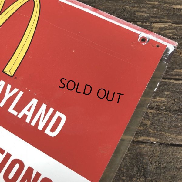 画像9: 70s Vintage MCDONALDS Playland Rules & Regulations Sign  (J948)