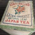 画像8: Vintage Lily Brand Japan Tea Store Display Can (J958) 