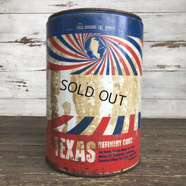 画像3: Vintage Oil Can TEXAS REFINERY CORP (J954) 