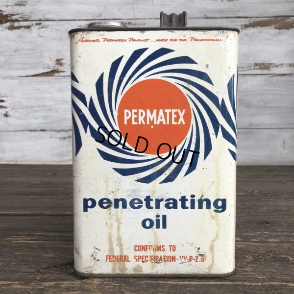 画像1: Vintage Oil Can Permatex One U.S. Gallon (J952) 