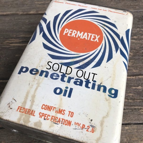 画像7: Vintage Oil Can Permatex One U.S. Gallon (J952) 