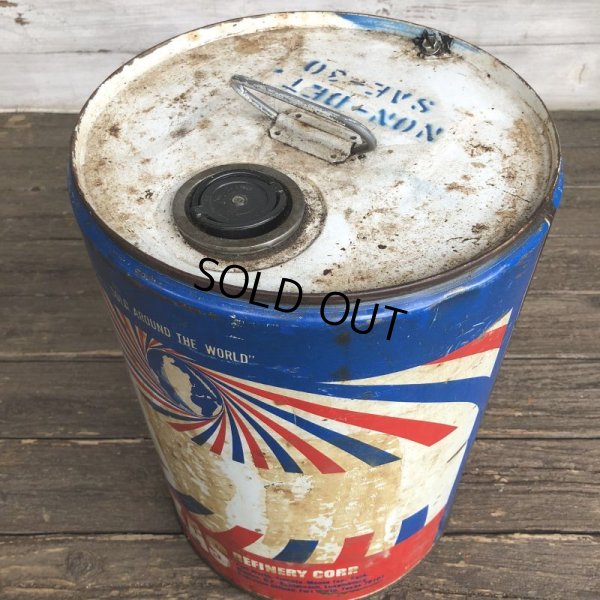 画像5: Vintage Oil Can TEXAS REFINERY CORP (J954) 