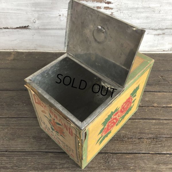 画像5: Vintage Lily Brand Japan Tea Store Display Can (J958)