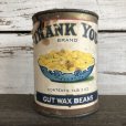 画像1: Vintage Thank You Brand Cut Wax Beans Can (J956)  (1)