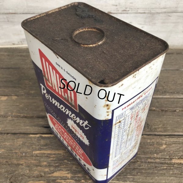 画像5: Vintage Oil Can UNICO Antifreeze One U.S. Gallon (J951)