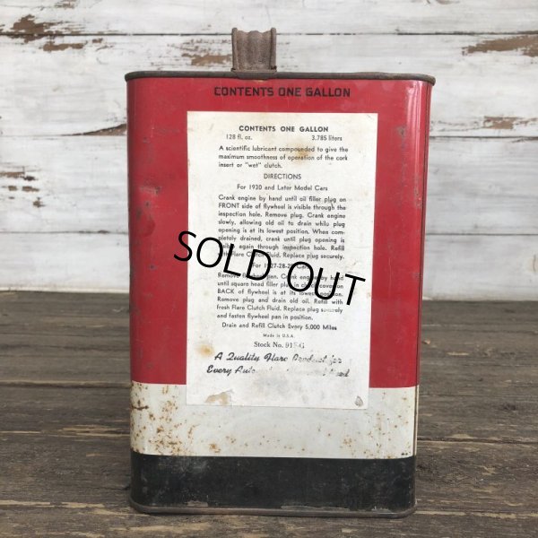 画像3: Vintage Oil Can Flare Clutch Fluid One U.S. Gallon (J949) 