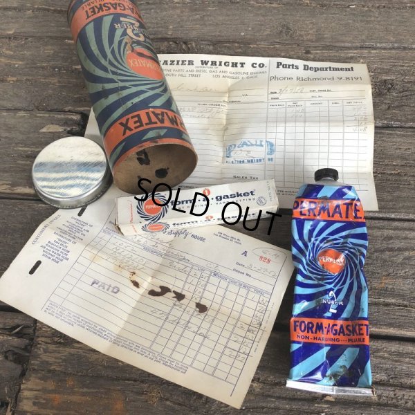 画像8: 50s Vintage Permatex Gasket Can (J953) 