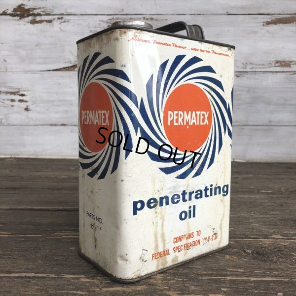 画像8: Vintage Oil Can Permatex One U.S. Gallon (J952) 