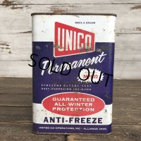 Vintage Oil Can UNICO Antifreeze One U.S. Gallon (J951) 