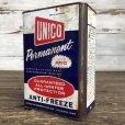 画像3: Vintage Oil Can UNICO Antifreeze One U.S. Gallon (J951) 