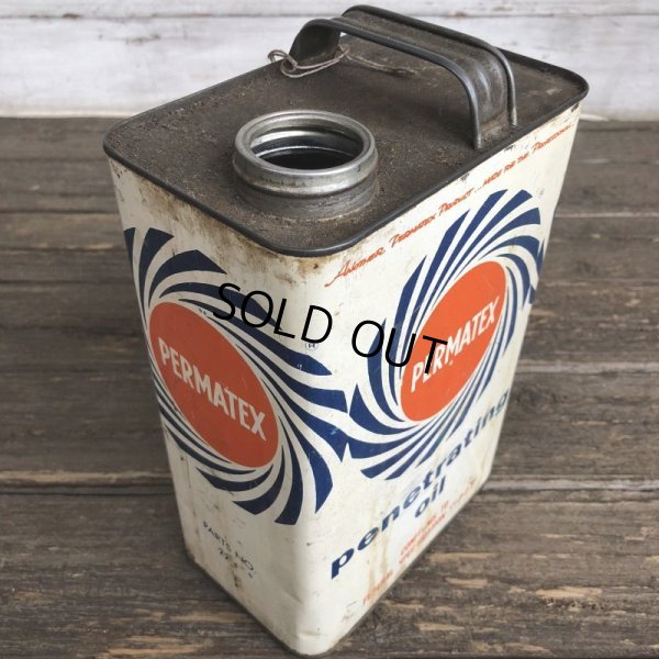 画像5: Vintage Oil Can Permatex One U.S. Gallon (J952) 