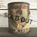 Vintage Serv U Rite Cut Beets Can (J957) 