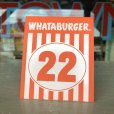 画像1: Whataburger Stores Ordering Table Tent #22 (J962)  (1)