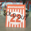 Whataburger Stores Ordering Table Tent #22 (J962) 