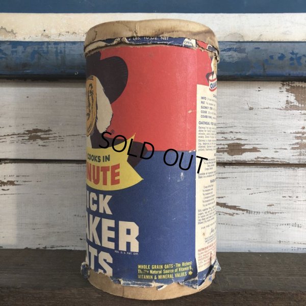 画像4: Vintage Quick Quaker Oats Cardboard Container (J961) 