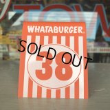 Whataburger Stores Ordering Table Tent #38 (J967) 