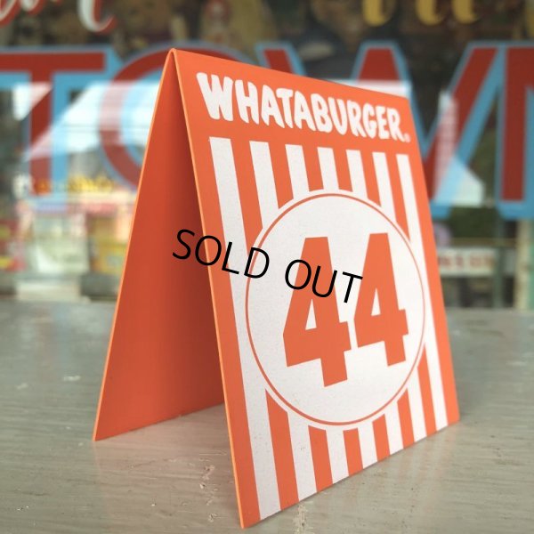 画像3: Whataburger Stores Ordering Table Tent #44 (J963) 