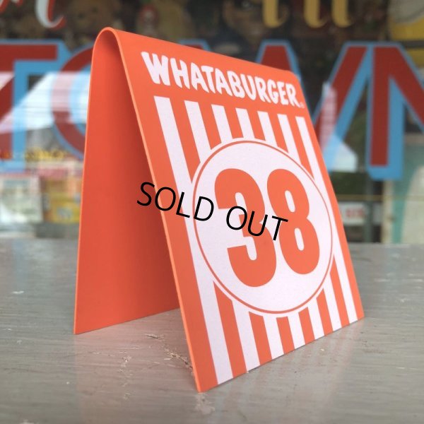 画像3: Whataburger Stores Ordering Table Tent #38 (J967) 