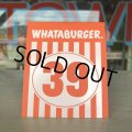 Whataburger Stores Ordering Table Tent #39 (J965) 