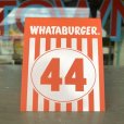 画像1: Whataburger Stores Ordering Table Tent #44 (J963)  (1)