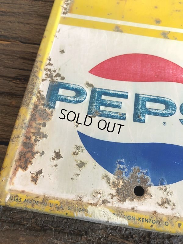 画像3: 60s Vintage Pepsi Thermometer Sign SAY PEPSI PLEASE (J969)