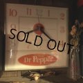 Vintage Dr Pepper Lighted Sign Pam Clock (J971)