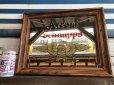 画像8: Vintage ARROW SCHNAPPS Pub BAR Wooden Mirror (J975)