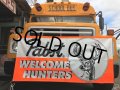 NOS Welcome Hunters Pabst Brewing Banner Sign (J983)