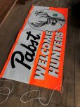 画像4: NOS Welcome Hunters Pabst Brewing Banner Sign (J983)