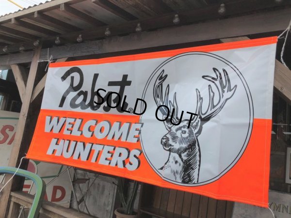 画像9: NOS Welcome Hunters Pabst Brewing Banner Sign (J983)