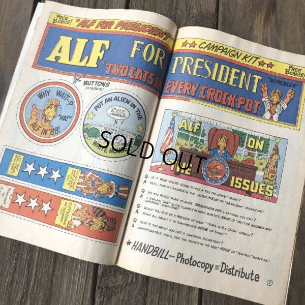 画像6: 80s Vintage Comic ALF 1989 JAN (A006)
