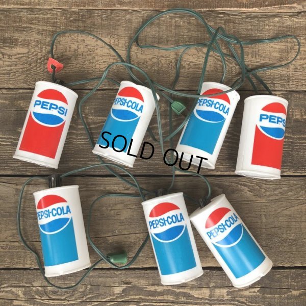 画像9: 70s Vintage PEPSI-COLA Patio Electric Lights (J985)