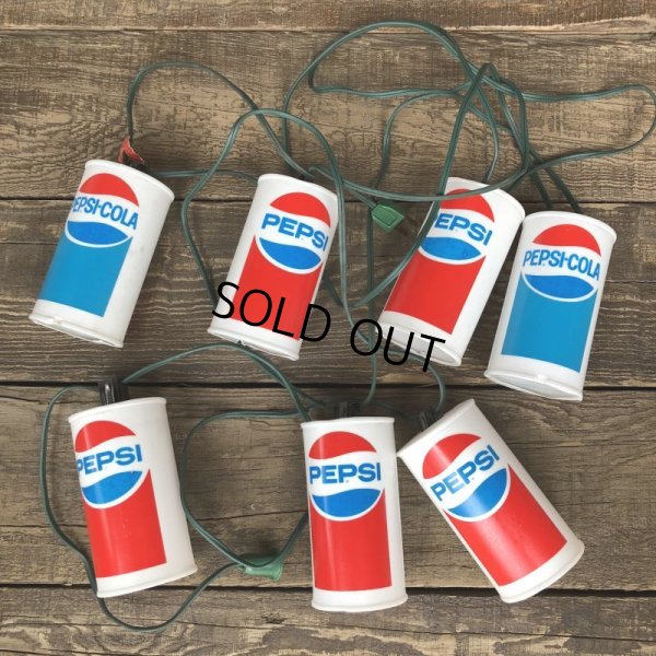 画像8: 70s Vintage PEPSI-COLA Patio Electric Lights (J985)