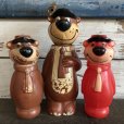 画像7: Vintage Yogi Bear Plastic Doll Red 18cm (S003)