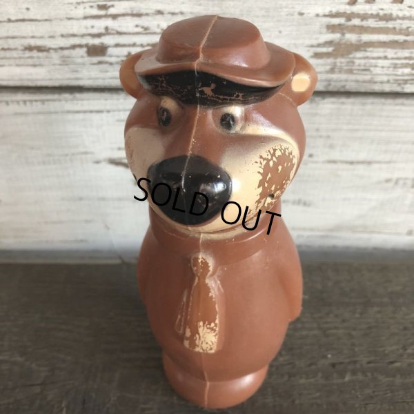 画像6: Vintage Yogi Bear Plastic Doll Brown 18cm (S004)